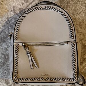 Calpak | Bags | Calpak Caramel Backpack With Stitch 